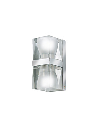Cubetto D28 Transparent Fabbian Cubetto Настенный светильник