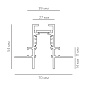 Профиль SPACE F TRACK B (1m) Led Techology — фото 1