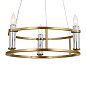 Rosalind 19.5" 3 Light Chandelier Brushed Natural Brass люстра 52493BNB Kichler — фото 3