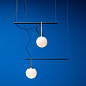 Artemide NH S3 2 Arms SP дизайнерский подвес с 2 шаровыми плафонами — фото 2