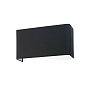 66414 COTTON Horizontal Square black wall lamp 2L настенный светильник Faro barcelona — фото 1