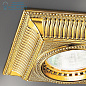 Kolarz MILORD 0297.10Q.3 точечный светильник золото 24 карата длина 10cm ширина 10cm высота 5cm 1 лампа gu10