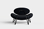 Meadow lounge chair Vidar 554/Black Woud, кресло — фото 3