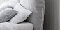 Beds Кровать со съемным покрывалом с высоким изголовьем Gervasoni — фото 4