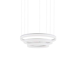 00-3649-BW-M3 Leds C4 Circ подвесной светильник с тремя кольцами белого цвета