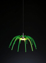 SPICA 20 SUSPENSION, D.20, ALUMINIUM WITH GREEN ACRYLIC