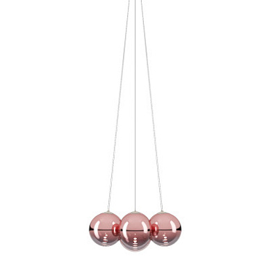 22121 5530 Lodes Random Cloud 7 Luci 23cm люстра дизайнерская с семью источниками света розовое золото