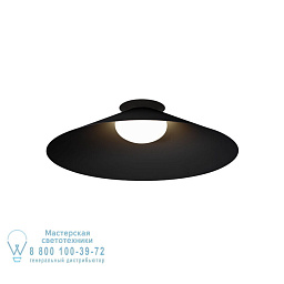 CLEA 2.0 Jet Black Wever Ducre Clea накладной потолочный светильник черный с округлым куполом
