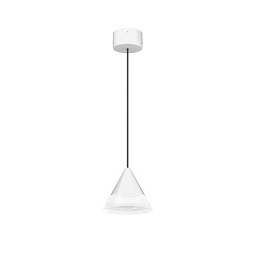 CA147AWHMDI Linea Light Group Verdi подвесная люстра с белым коническим плафоном