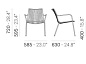 Nolita Металлический стул с подлокотниками Pedrali 3659