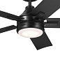 52" Tide 5 Blade LED Outdoor Ceiling Fan Satin Black уличная люстра-вентилятор 310075SBK Kichler — фото 8