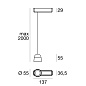 8786 Linea Light Minion P1 SP LED современная люстра для кухни чёрный — фото 3