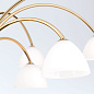 Люстра Orion Opaldesign LU 1599/10+5 gold-matt/438 opal — фото 4