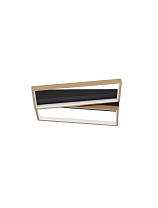 Triac Dimmable Black & Brass Gold Steel & Aluminiun & Silicone LED 28 Watt 220-240 Volt 1550Lm 3000K IP20 D: 43.2 W:35 H: 8 cm