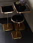 4387 Kaela Square Accent Table Arteriors боковой стол — фото 1