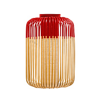 Ceiling Lamp BAMBOO L Red