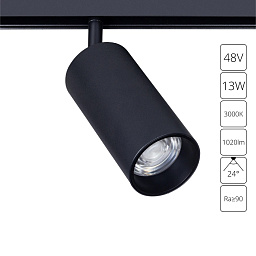 A4671PL-1BK Arte Lamp LINEA магнитный трековый светильник с направленным потоком света 48V