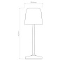 1470002 Ella Table Astro lighting настольная лампа светлая бронза — фото 5