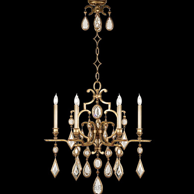 729640-3 Encased Gems 29" Round Chandelier люстра, Fine Art Lamps