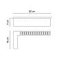174211/11 Vibia Offset Высокоэффективный потолочный светильник с низким бликованием 32 см - 1742 — фото 1