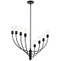 Hatton 8 Light Chandelier Black люстра 52255BK Kichler — фото 2