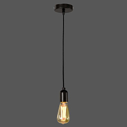 C37151N ACB Iluminacion Wallis подвесной светильник черный на шнуре