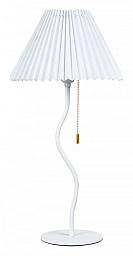A5069LT-1WH Arte Lamp Agatha настольная лампа с изогнутой стойкой и белым абажуром