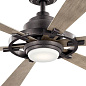 52" Gentry Lite Fan Anvil Iron люстра-вентилятор 300241AVI7 Kichler — фото 1