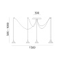 1093010A Artemide Unterlinden Люстра Бесплатная подвесная лампа — фото 1
