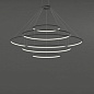 CD4E-00A9AZRU14 подвесной светильник Leds C4 Circular Inward 5 Rings (ø1200 ø2000 ø3000 ø2000 ø1200) белый — фото 2