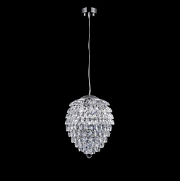CHARME SP4 CHROME/TRANSPARENT Crystal Lux Charme подвесной светильник с прозрачными кристаллами на хромированной арматуре