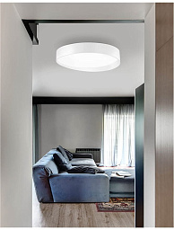71045002 Nova Luce Fano потолочный светильник с широким рассеивателем и мягким светом
