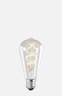 E27 LED Soft Filament Uniterm Clear Globen Lighting источник света