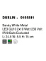 9155811 DUBLIN Novaluce спот LED GU10 2x10W 230V IP20