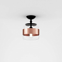 Потолочный светильник FUTURA P CRYSTAL COPPER MATT BLACK 1 E27 CE