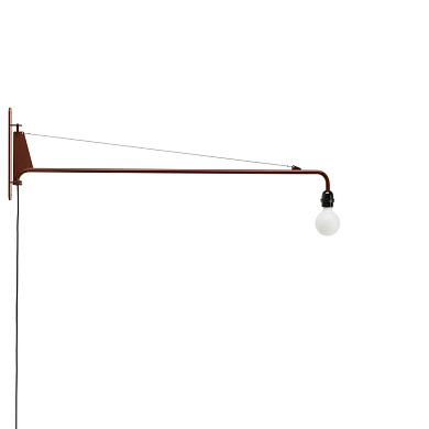 20126501 Potence Vitra Настенный светильник красный с вытянутым кронштейном