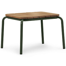 608060 Normann Copenhagen Vig журнальный столик из дерева робиния темно-зеленого оттенка