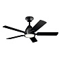 44" Arvada Fan Satin Black люстра-вентилятор 330090SBK Kichler — фото 1
