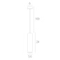 Точечный подвесной светильник Arte Lamp SIRIUS A1524SP-1GY — фото 4