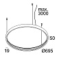 SUPERLOOP HC 120 MDL FG фламандское золото Delta Light подвесной светильник — фото 21