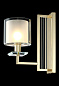 Бра Crystal Lux NICOLAS AP1 GOLD/WHITE — фото 1