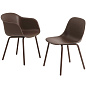 70039 Muuto Fiber Уличное кресло, красно-коричневое — фото 1