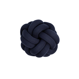 2351-5400 Design Stockholm House Knot Тёмно-синяя подушка в виде мягкого узла