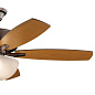 52" Terra Select Fan Oil Brushed Bronze люстра-вентилятор 330347OBB Kichler — фото 2