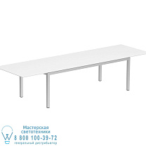 РАЗДВИЖНОЙ СТОЛ TABOELA 100X220/340CM EP + КЕРАМИЧЕСКАЯ СТОЛШНЯ БЕЛЫЙ Royal Botania