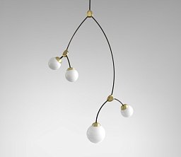 IVYPE4BZSBOG CTO Lighting Ivy подвесной светильник