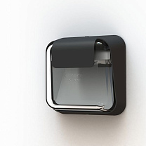 Carex N° 1; one-piece clear glass R7s 10W; Black grey