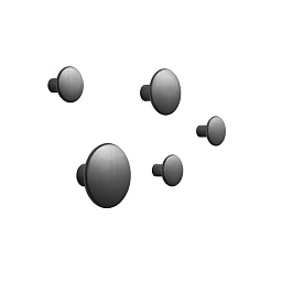 DOTMES502 Muuto Dots набор настенных металлических крючков черных 5 штук