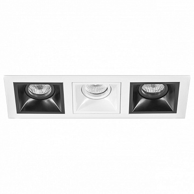 D536070607 Lightstar Domino точечный светильник, 50Вт, белый;черный