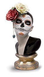 Фарфоровая статуэтка мексиканской Катрины Beautiful Catrina Lladro, лимитированная серия 01009374